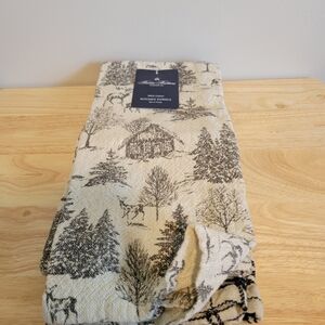 New 3 Brooks Brothers Kitchen Towel Holiday Lodge Plaid